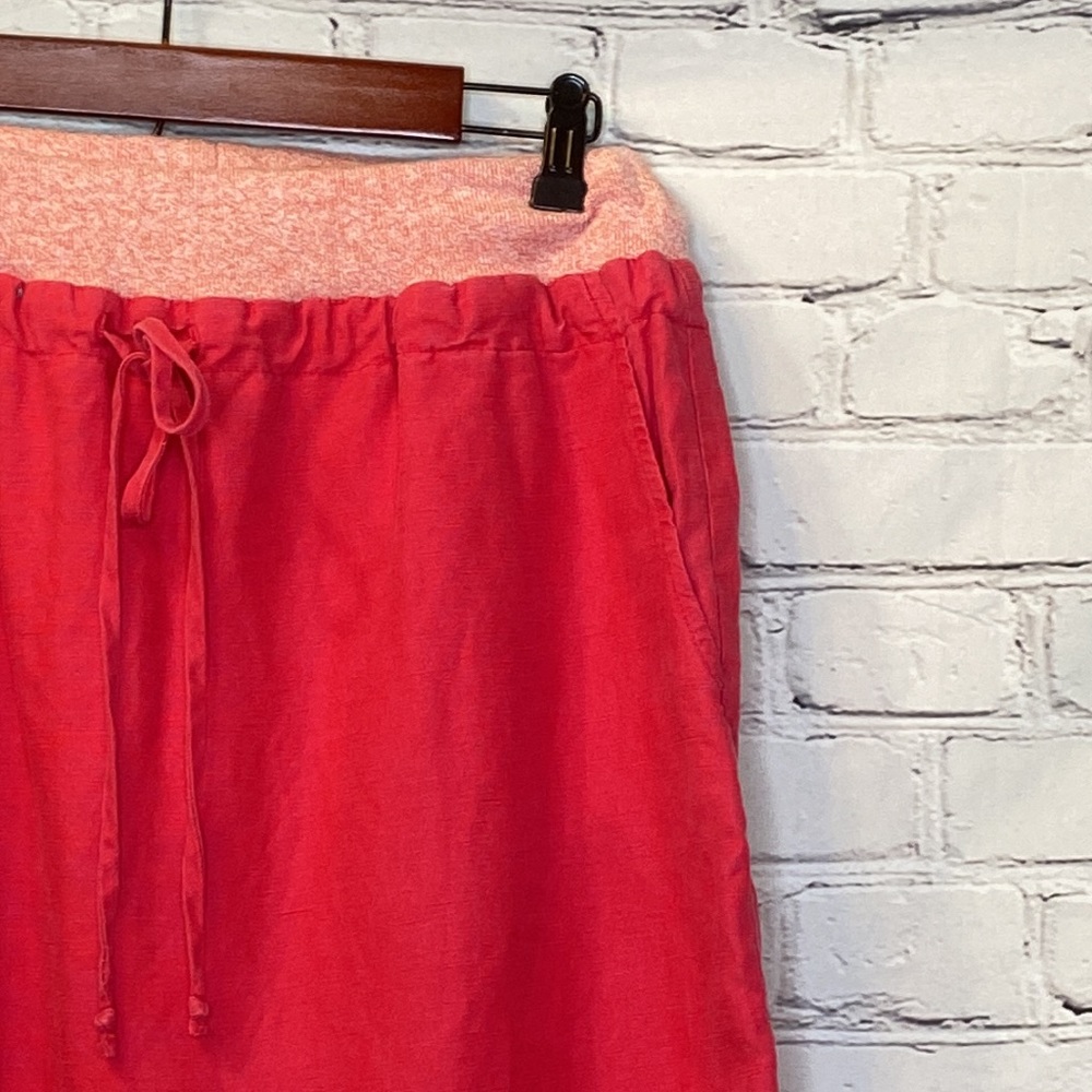 Anthropologie Daughters Of The Liberation Pink 100% Cotton Skirt Size 8 - Picture 3 of 10